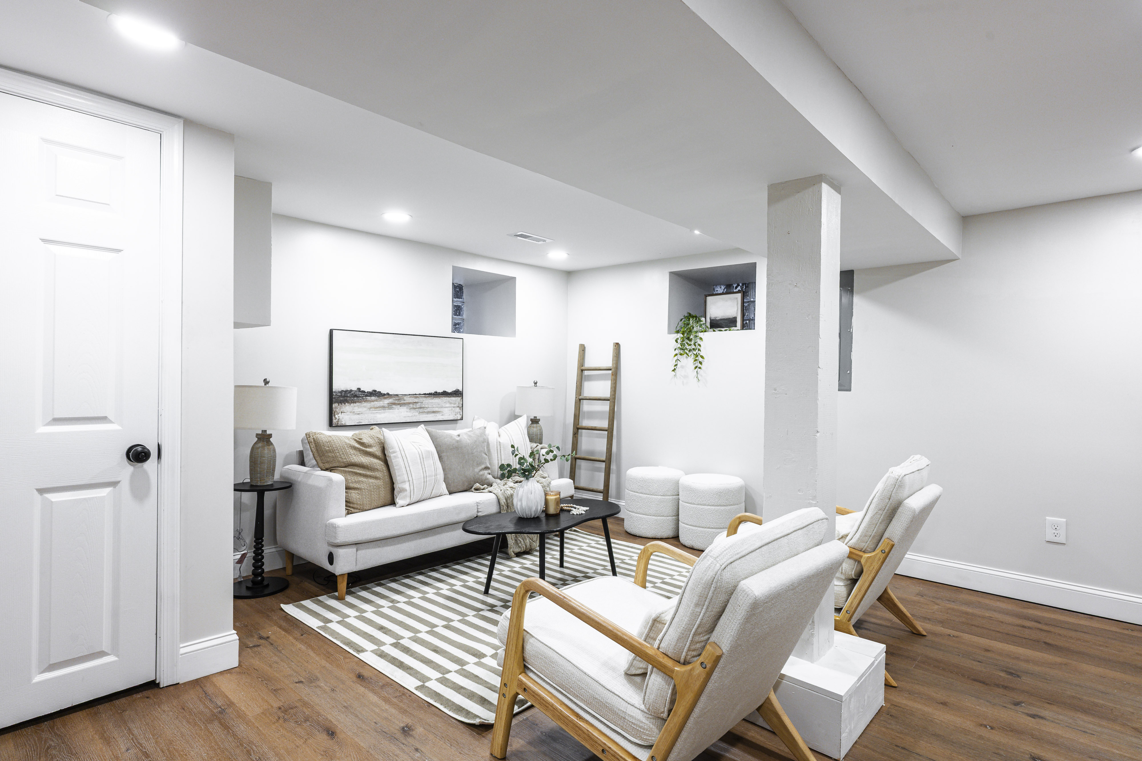 Elegant occupied home interior styled by MHS